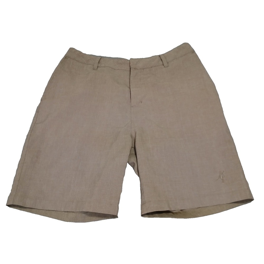 Toes On The Nose Shorts Mens 34 Beige Casual‎ Chino Cotton